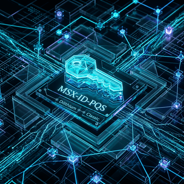 Quantum Identity Foundations Architectural Visualization